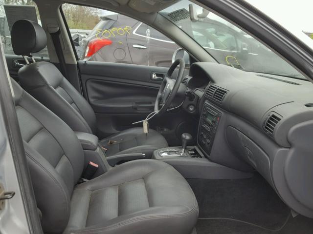 WVWAD63B65P009695 - 2005 VOLKSWAGEN PASSAT GLS SILVER photo 5