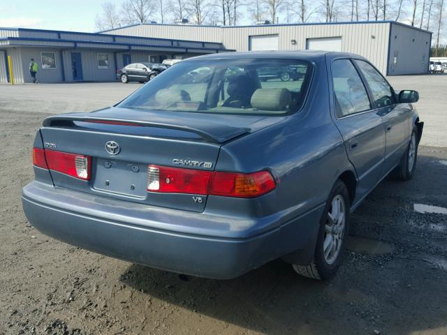 4T1BF28KXYU948320 - 2000 TOYOTA CAMRY LE BLUE photo 4