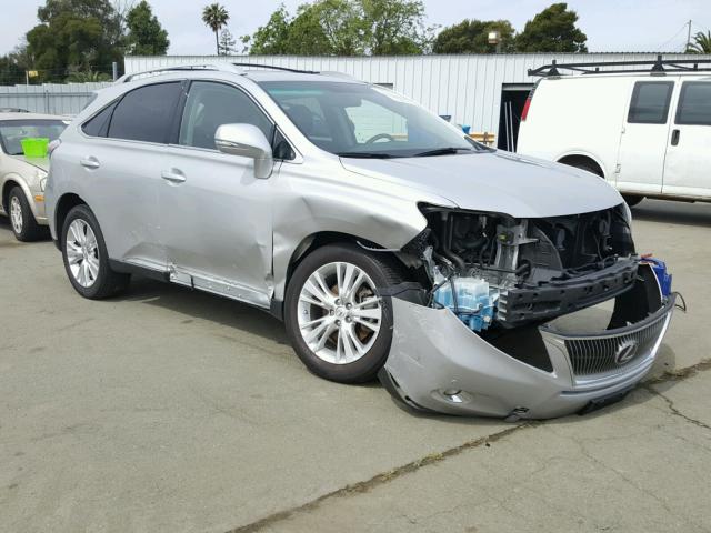 JTJBC1BA6A2016993 - 2010 LEXUS RX 450 SILVER photo 1