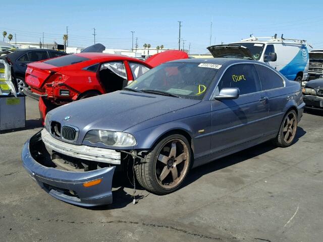 WBABM5348YJN92887 - 2000 BMW 328 CI BLUE photo 2