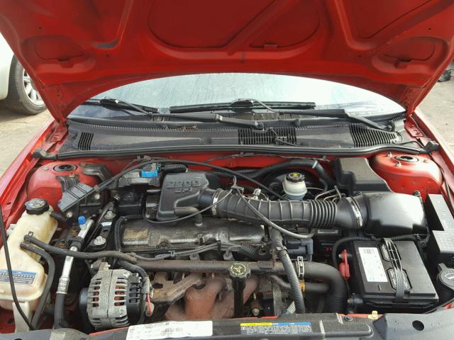 1G1JC524927243866 - 2002 CHEVROLET CAVALIER B RED photo 7