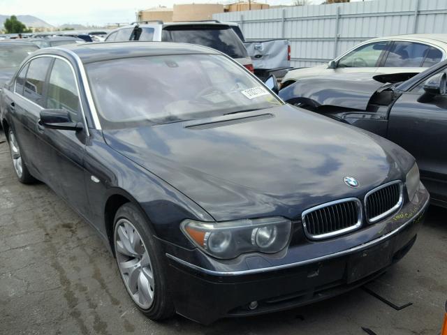 WBAGN63483DR16579 - 2003 BMW 745 LI Czarny zdjęcie 1