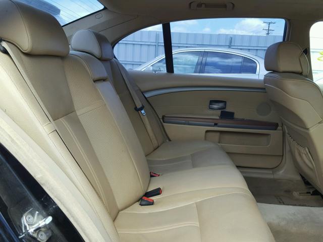 WBAGN63483DR16579 - 2003 BMW 745 LI Czarny zdjęcie 6