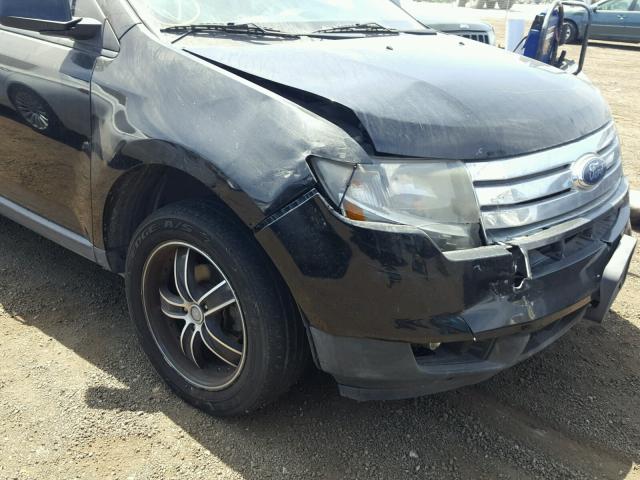 2FMDK38C17BA91165 - 2007 FORD EDGE SEL BLACK photo 9