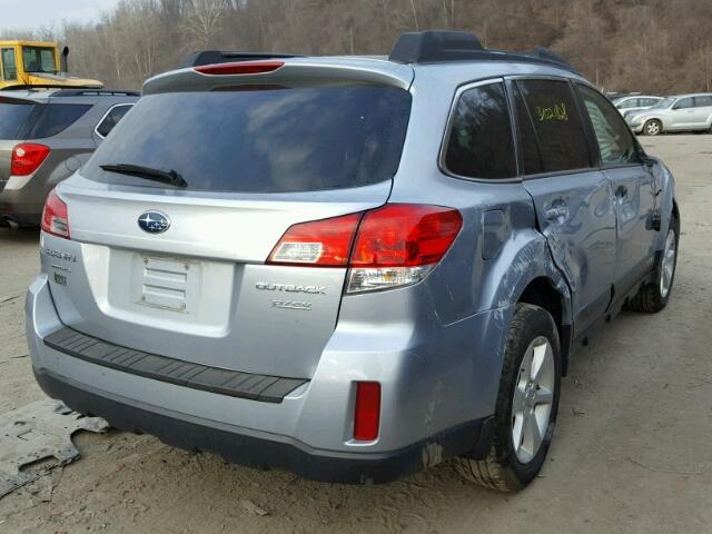 4S4BRBCC5E1202684 - 2014 SUBARU OUTBACK 2. SILVER photo 4