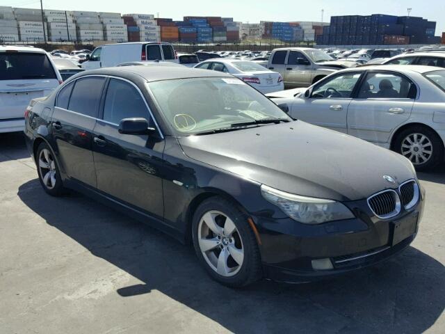 WBANU53518CT06114 - 2008 BMW 528 I BLACK photo 1