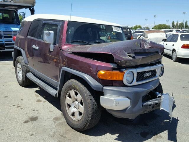 JTEBU11F270034789 - 2007 TOYOTA FJ CRUISER PURPLE photo 1