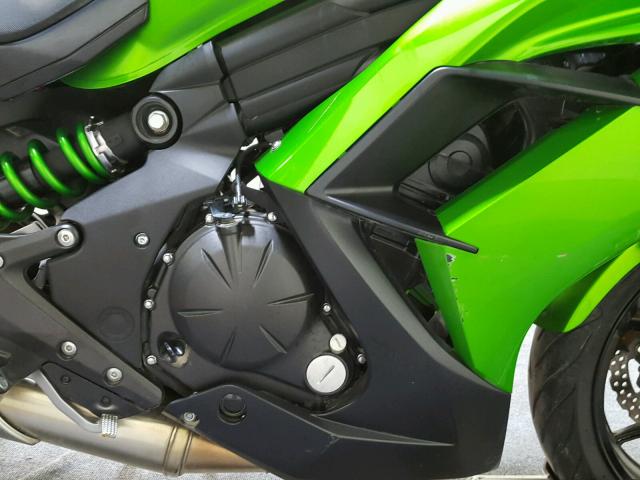 JKAEXEE1XFDA19041 - 2015 KAWASAKI EX650 E GREEN photo 11