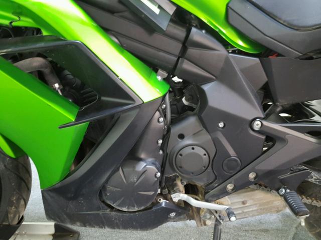 JKAEXEE1XFDA19041 - 2015 KAWASAKI EX650 E GREEN photo 12