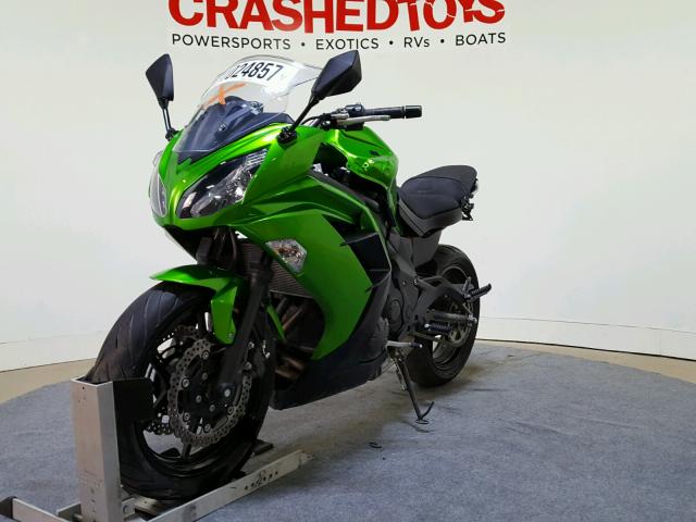 JKAEXEE1XFDA19041 - 2015 KAWASAKI EX650 E GREEN photo 4