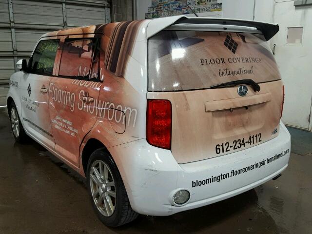 JTLKE50E081017023 - 2008 TOYOTA SCION XB BLUE photo 3