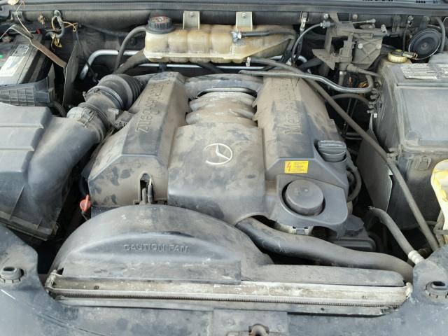 4JGAB54E21A286748 - 2001 MERCEDES-BENZ ML 320 BLACK photo 7