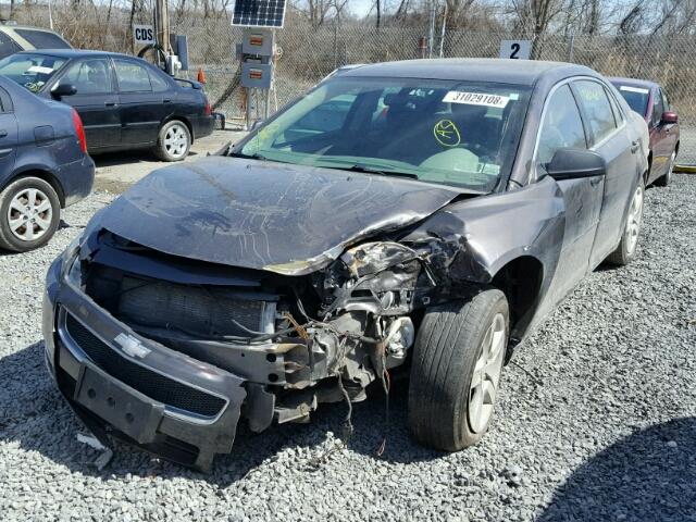 1G1ZA5EB8A4129179 - 2010 CHEVROLET MALIBU LS გრაფიტი ფოტო 2