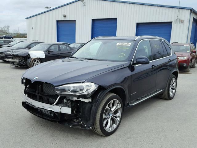 5UXKR0C58G0P29894 - 2016 BMW X5 XDRIVE3 BLUE photo 2