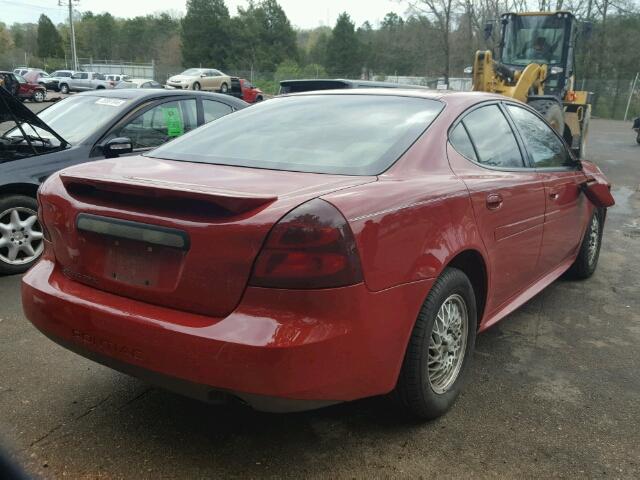 2G2WP552171182999 - 2007 PONTIAC GRAND PRIX 红色 照片 4