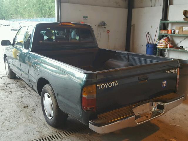 4TAVL52N1XZ454200 - 1999 TOYOTA TACOMA XTR GREEN photo 3