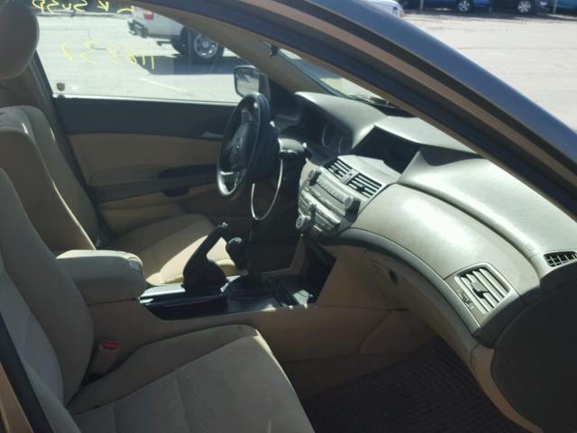 1HGCP25439A151150 - 2009 HONDA ACCORD LXP GOLD photo 5