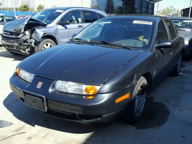 1G8ZK52711Z206721 - 2001 SATURN SL2 BLACK photo 2