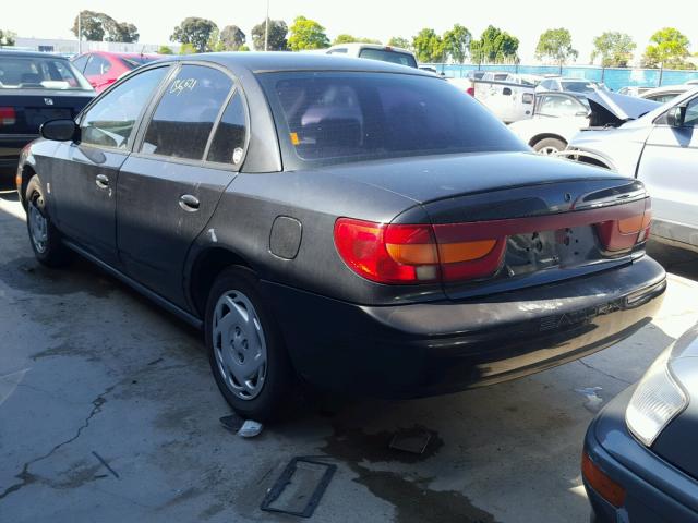 1G8ZK52711Z206721 - 2001 SATURN SL2 BLACK photo 3