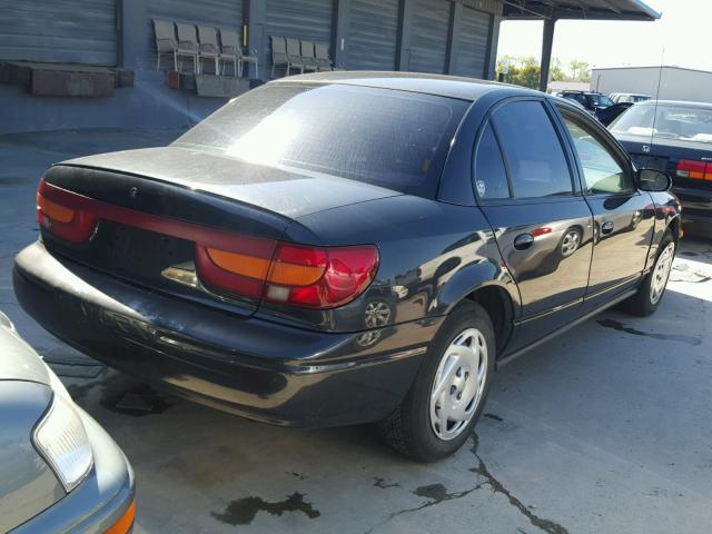 1G8ZK52711Z206721 - 2001 SATURN SL2 BLACK photo 4