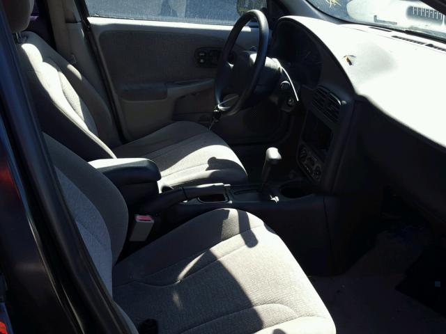 1G8ZK52711Z206721 - 2001 SATURN SL2 BLACK photo 5