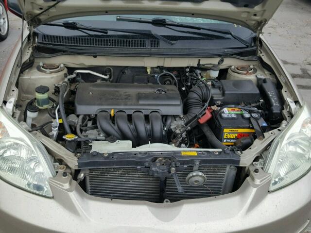 2T1KR32E53C063355 - 2003 TOYOTA MATRIX BEIGE photo 7