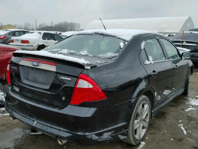 3FAHP0KC3BR250606 - 2011 FORD FUSION SPO BLACK photo 4