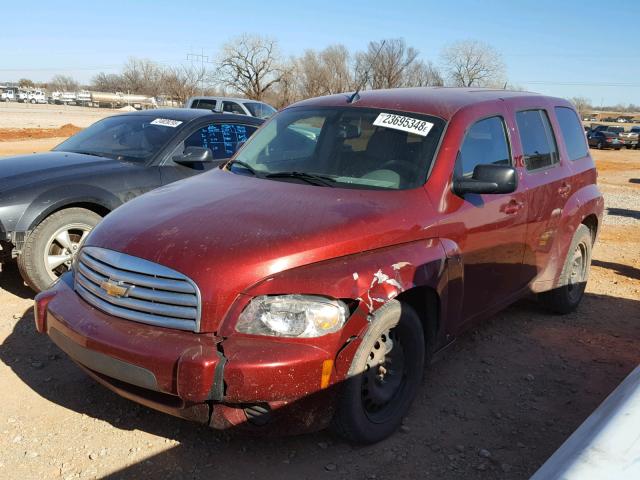 3GNCA13B59S574653 - 2009 CHEVROLET HHR LS RED photo 2