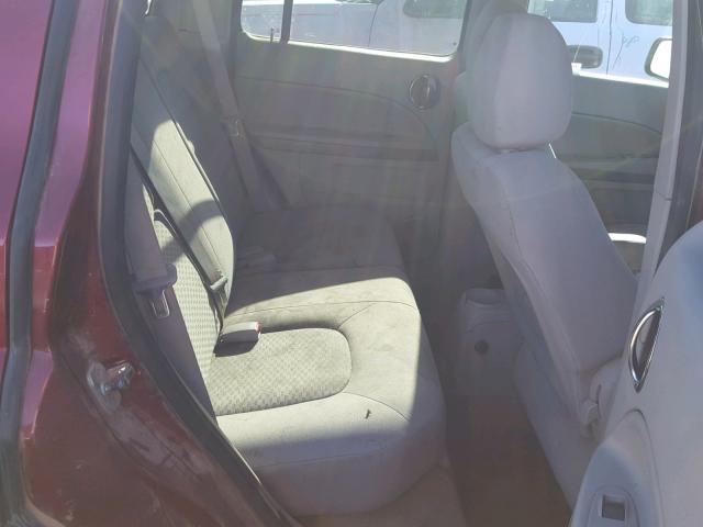 3GNCA13B59S574653 - 2009 CHEVROLET HHR LS RED photo 6