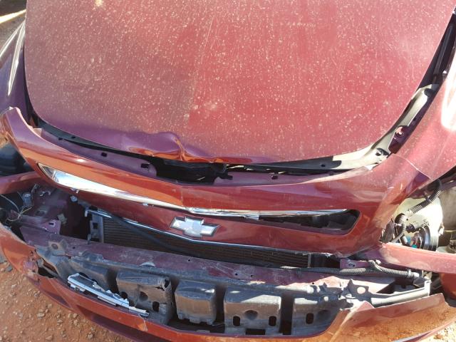 1G1ZC5E11BF277164 - 2011 CHEVROLET MALIBU 1LT MAROON photo 7
