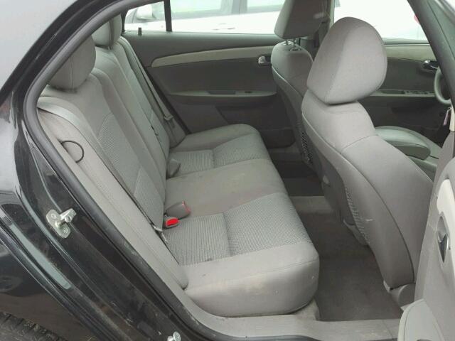 1G1ZB5EB1AF219937 - 2010 CHEVROLET MALIBU LS შავი ფოტო 6