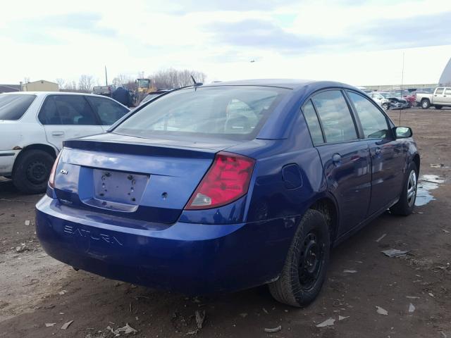 1G8AL55FX6Z193858 - 2006 SATURN ION LEVEL BLUE photo 4