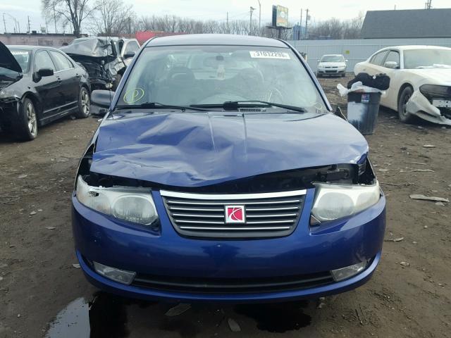 1G8AL55FX6Z193858 - 2006 SATURN ION LEVEL BLUE photo 9
