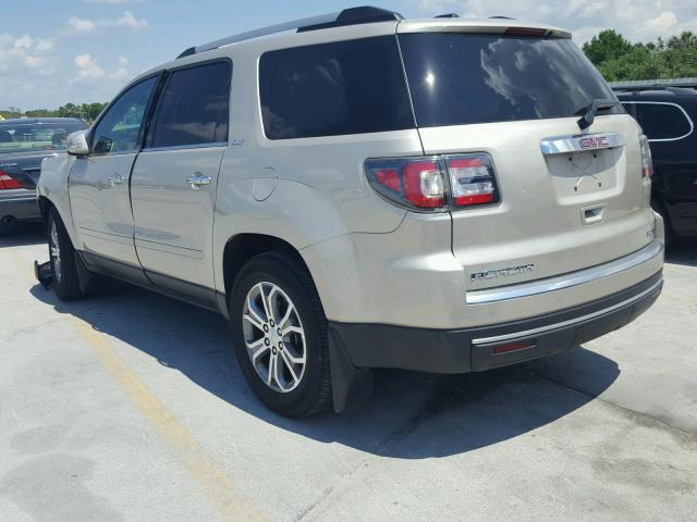 1GKKVRKD0GJ332298 - 2016 GMC ACADIA SLT 金色 照片 3