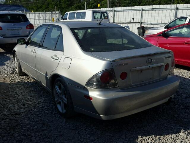 JTHBD192020064175 - 2002 LEXUS IS 300 SILVER photo 3