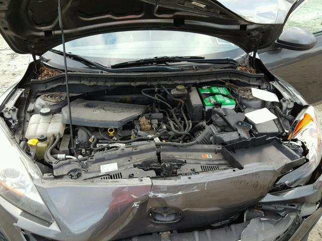 JM1BL1SG5A1329496 - 2010 MAZDA 3 I GRAY photo 7