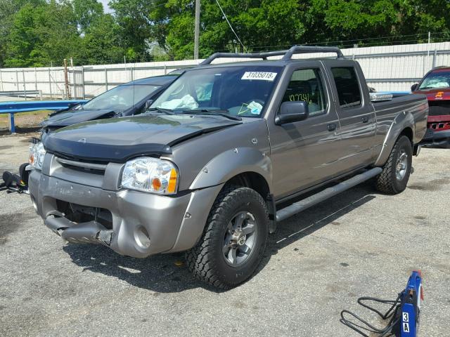 1N6ED29Y64C434665 - 2004 NISSAN FRONTIER C SILVER photo 2