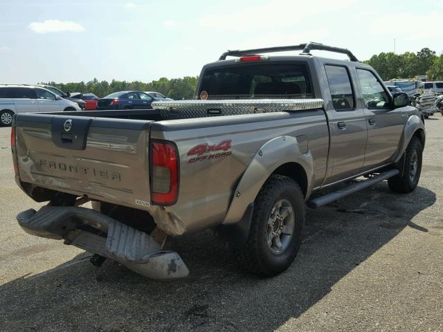 1N6ED29Y64C434665 - 2004 NISSAN FRONTIER C SILVER photo 4