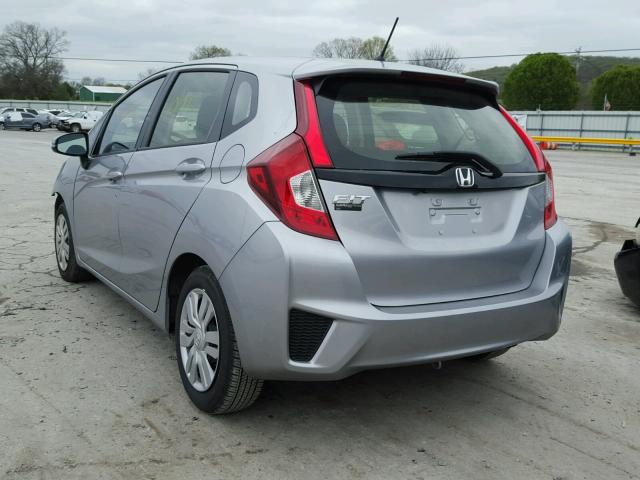 JHMGK5H50HS018051 - 2017 HONDA FIT LX SILVER photo 3