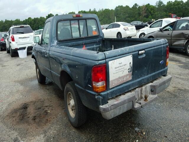 1FTCR10A4SUC14843 - 1995 FORD RANGER GREEN photo 3