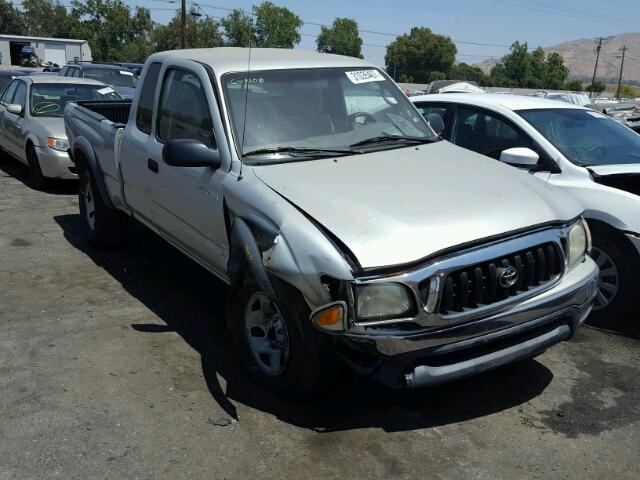 5TEWM72N43Z233383 - 2003 TOYOTA TACOMA XTR SILVER photo 1