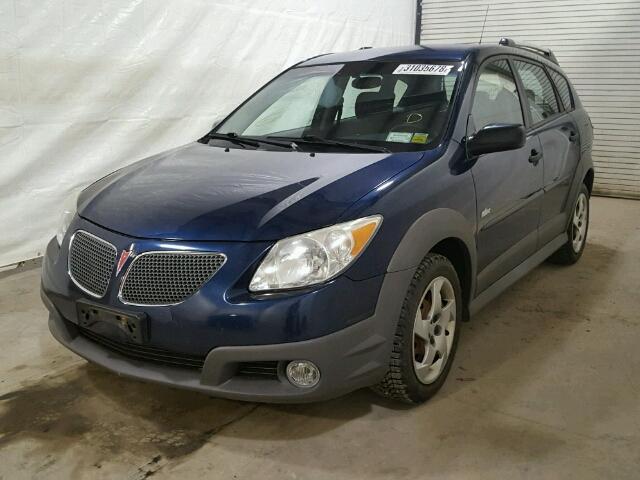 5Y2SL65848Z415217 - 2008 PONTIAC VIBE BLUE photo 2