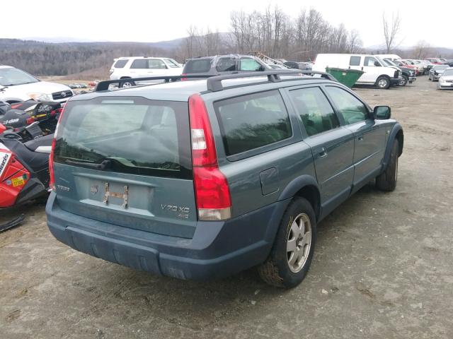 YV1SZ58D011031273 - 2001 VOLVO V70 XC GREEN photo 4