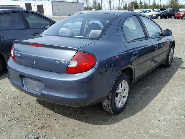 1P3ES46CX1D150605 - 2001 PLYMOUTH NEON BASE 蓝色 照片 4