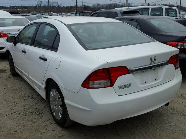 2HGFA16379H353313 - 2009 HONDA CIVIC VP WHITE photo 3