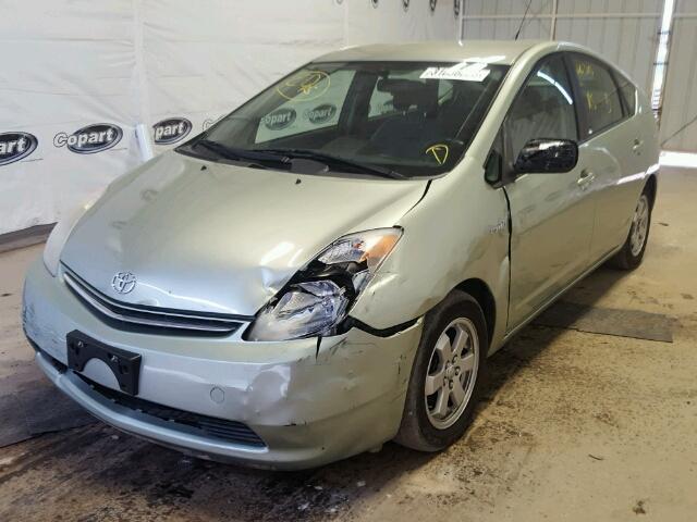 JTDKB20U697822517 - 2009 TOYOTA PRIUS GREEN photo 2