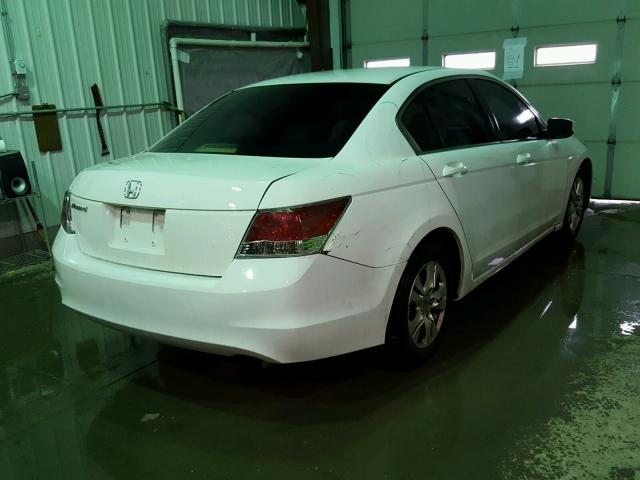 1HGCP26479A003629 - 2009 HONDA ACCORD LXP WHITE photo 4