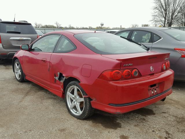 JH4DC53086S001569 - 2006 ACURA RSX TYPE-S RED photo 3