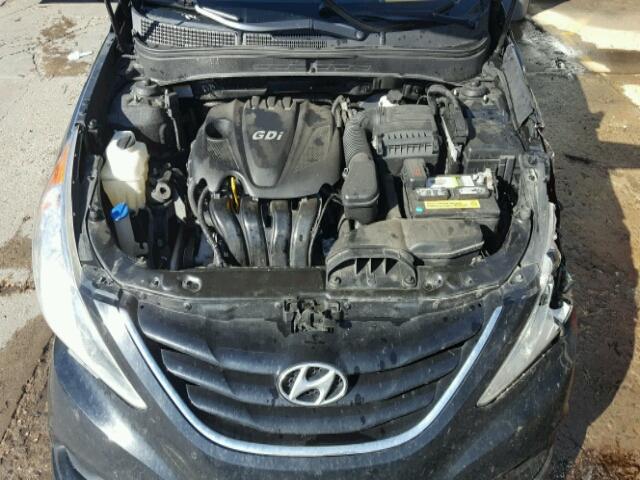 5NPEB4AC6BH206946 - 2011 HYUNDAI SONATA GLS BLACK photo 7