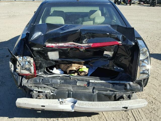 1G6DP567150142544 - 2005 CADILLAC CTS BLACK photo 9